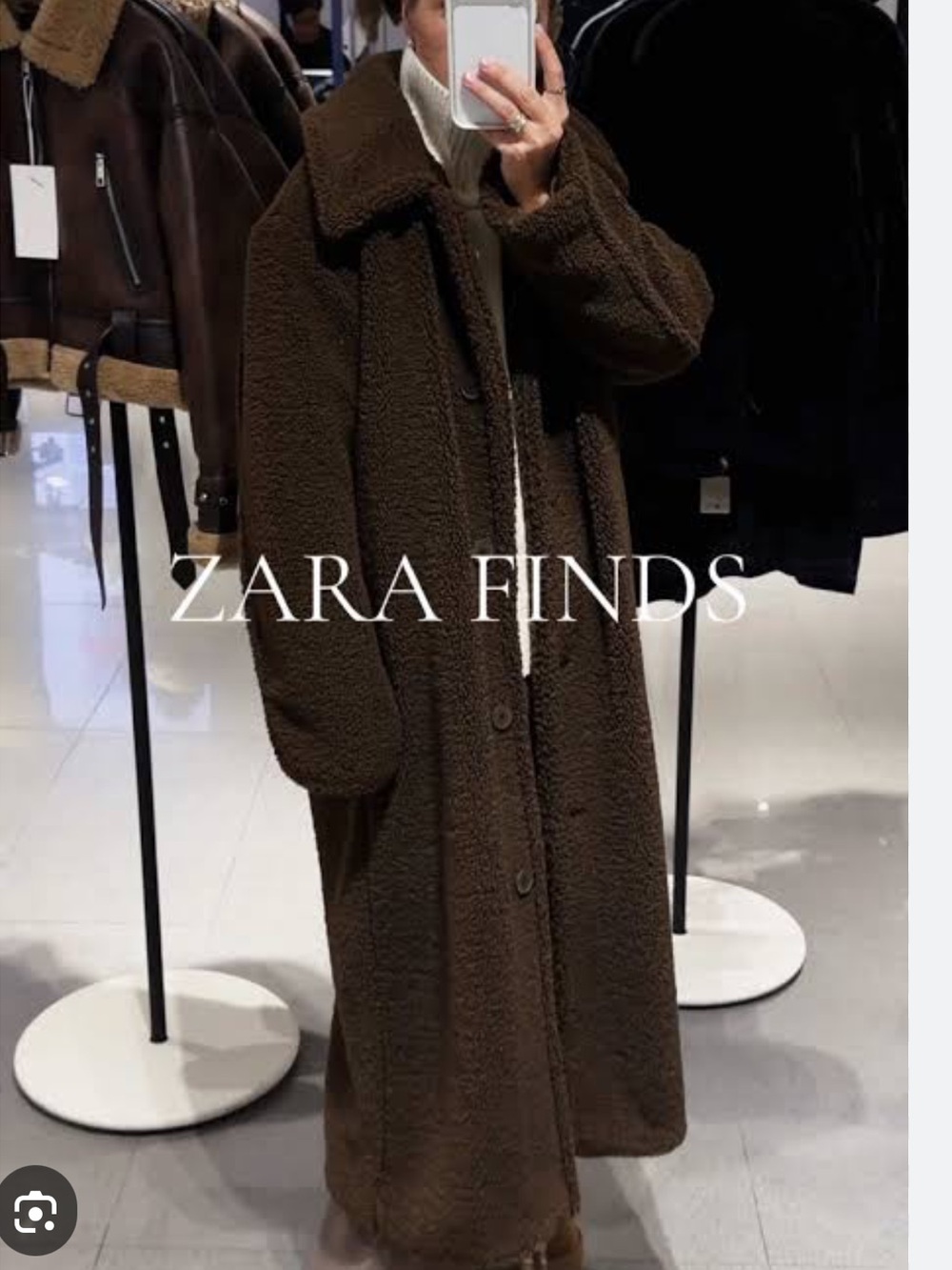 ZARA FLEECE COAT